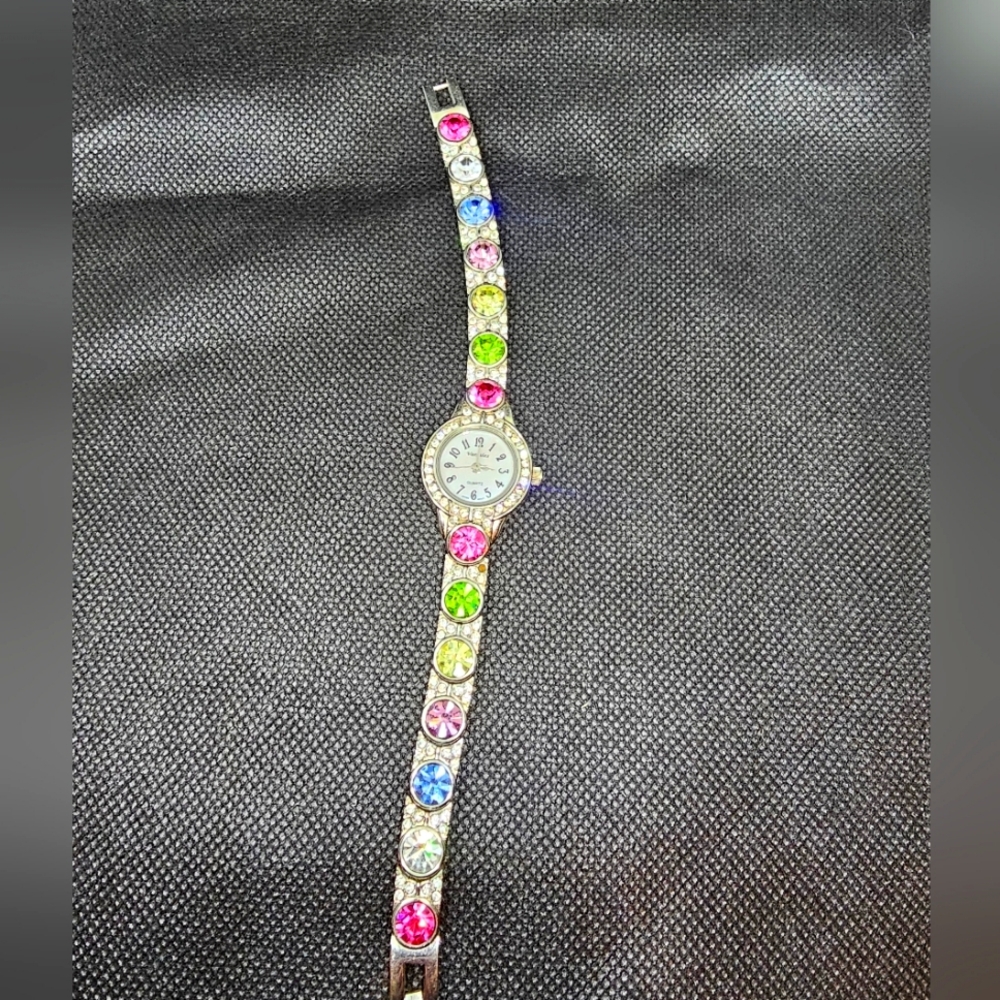 Varsales rhinestone watch